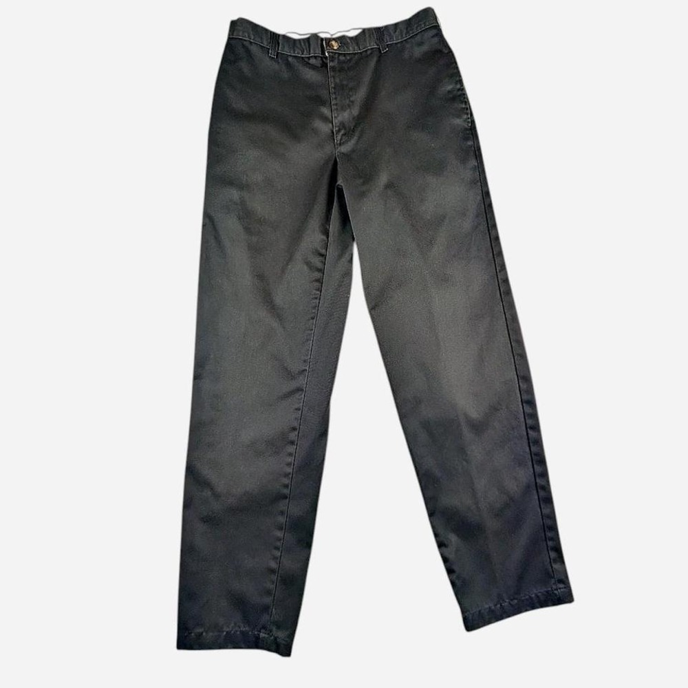 Tailored L.L.Bean Double L classic fit chinos charcoal gray wrinkle free‎ 32x32
